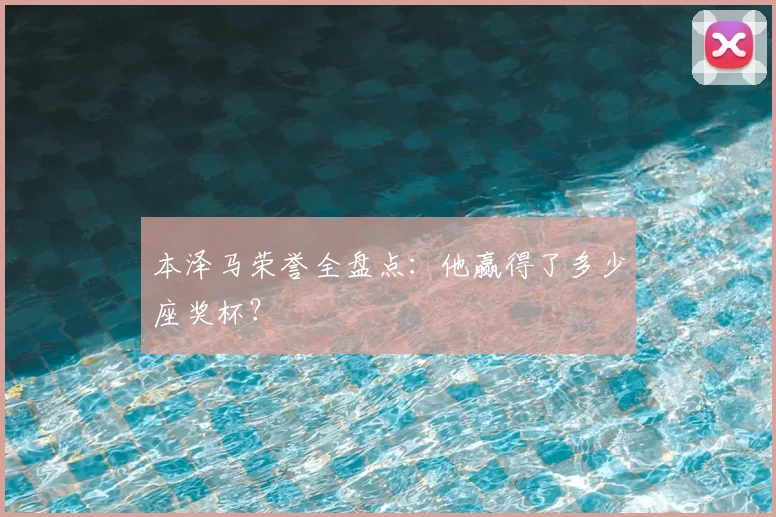 本泽马荣誉全盘点:他赢得了多少座奖杯?